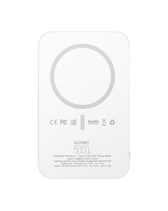 Acmic MAGBANK MW5 Mag. Wireless PB - White