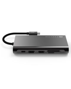 Feeltek Mega-Dock 11-in-1 USB-C Hub - Gray