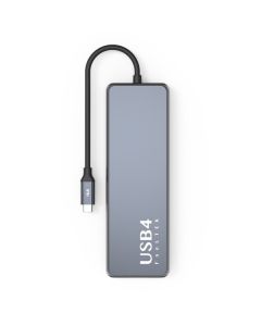 Feeltek Portable USB4 10 in 1 USB-C Hub - Silver