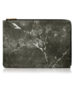 Monocozzi Posh Ultra Slim Faux Leather Sleeve for MacBook Pro with USB-C - Marble Black