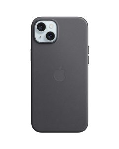 Apple iPhone 15 Plus FineWoven Case with MagSafe, Black