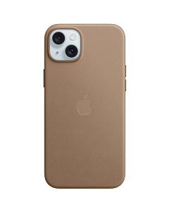 Apple iPhone 15 Plus FineWoven Case with MagSafe, Taupe