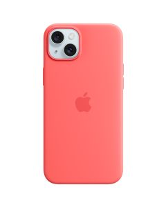 Apple iPhone 15 Plus Silicone Case with MagSafe, Guava