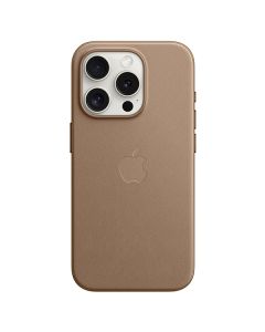 Apple iPhone 15 Pro FineWoven Case with MagSafe, Taupe