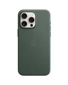 Apple iPhone 15 Pro Max FineWoven Case with MagSafe, Evergreen