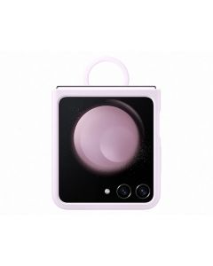 Samsung Z Flip5 Silicone Case With Ring - Lavender