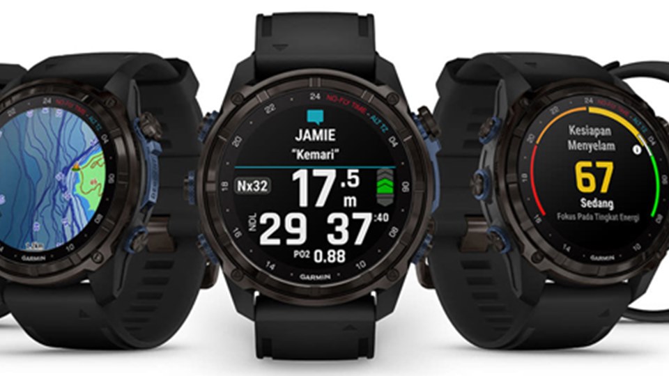 Fitur Garmin Descent Mk3i Makin Canggih untuk Dipakai Menyelam