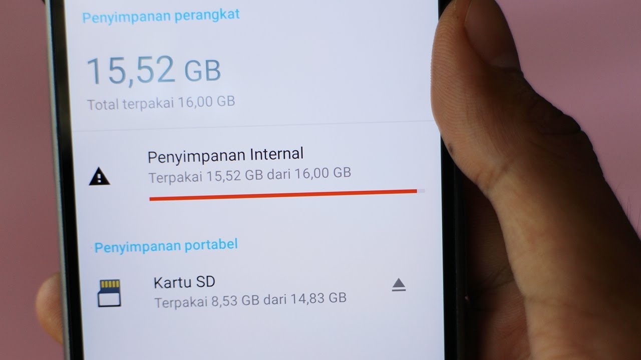 Hal-Hal Penyebab Memori Internal Smartphone Mudah Penuh