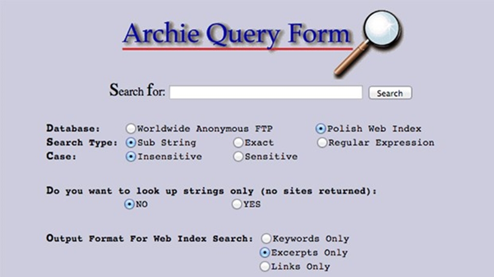 Archie, Internet Search Engine Pertama Hadir di Tahun 90